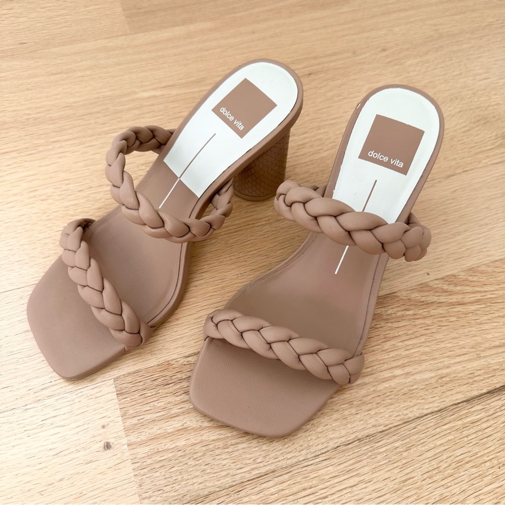 Nairi Braided Strappy Block Heel Sandal - Picture 3 of 6